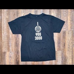 I Love You 3000 Iron Man t-shirt